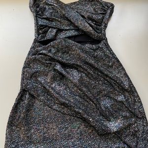 Zara Cut Out Mini Dress Medium